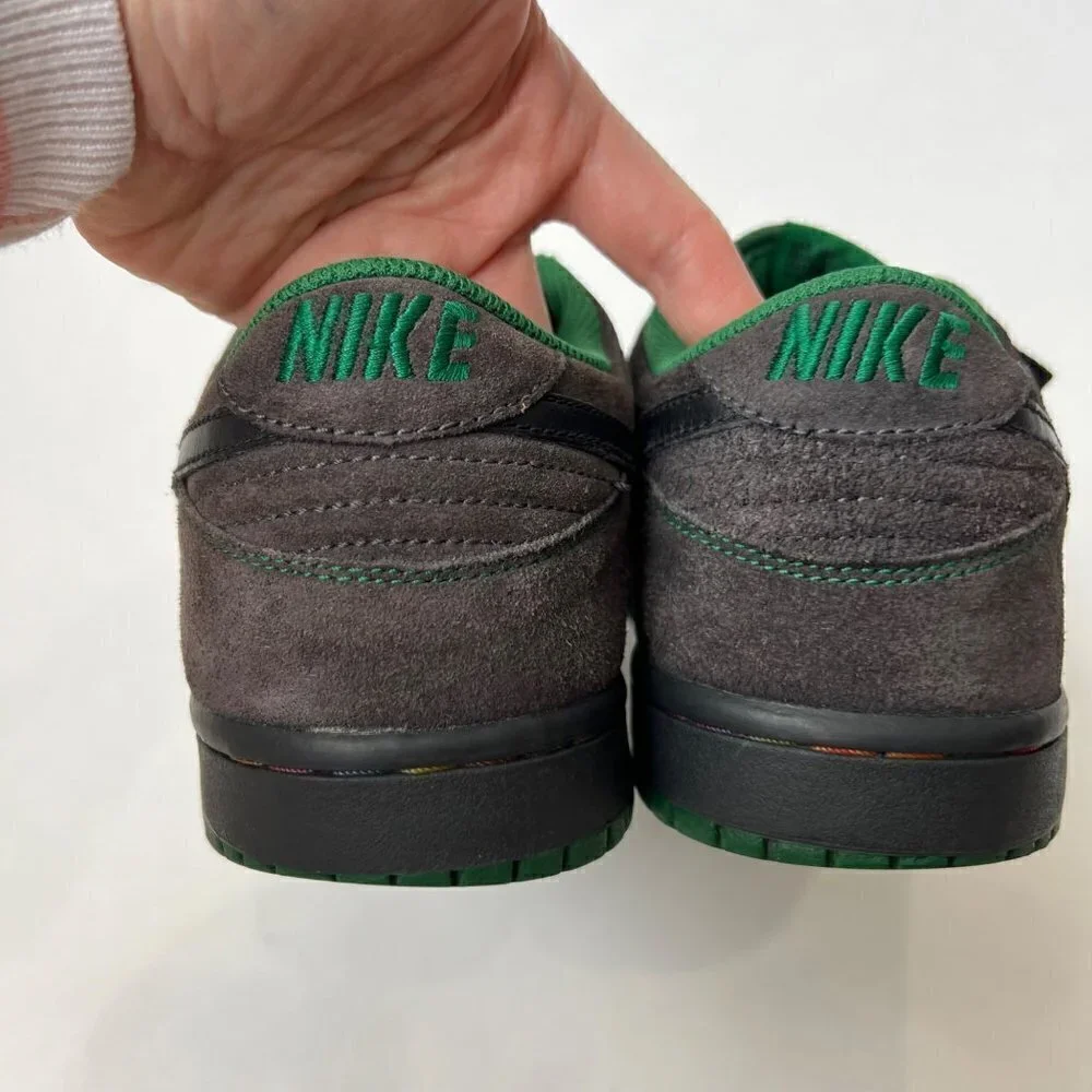 Nike 2007 Low Dunk Rasta Black-Pine green, Size 9